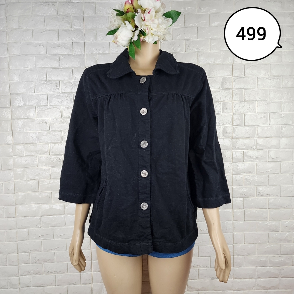 mifresia xl black cardigan